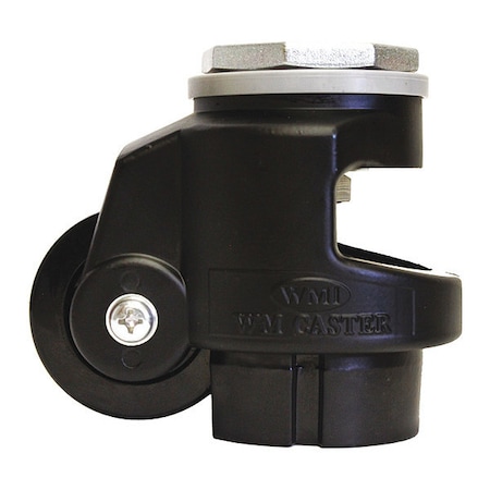 Roll/Set Leveling Caster, Load Rating 1100lbs, M16 Stem Mounted MPN:WMI-120S-BLK
