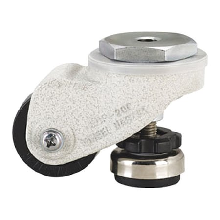 Caster and Leveler In One Unit, Load Rating 220lbs, M12 Stem Mounted MPN:WMP-200SS