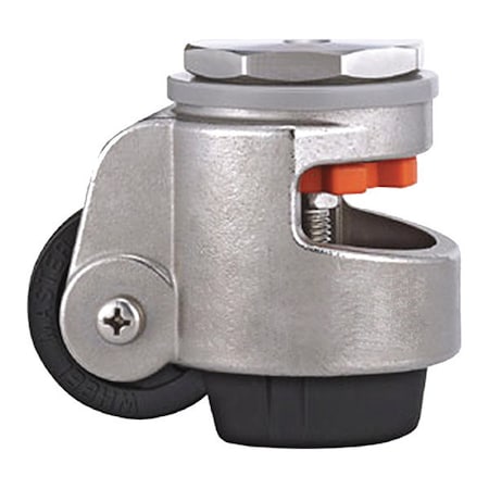 Leveling Caster, Load Rating 1100lbs, 1/2
