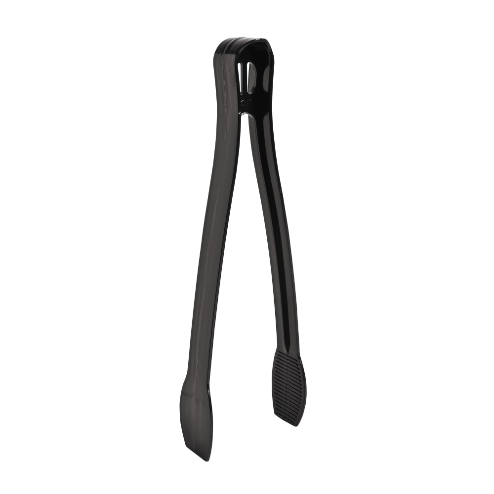 WNA Caterline Plastic Tongs, 9in, Black, Pack Of 48 MPN:A7TSBL