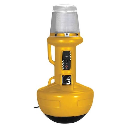 Temporary Job Site Light, 15000 lm, Bk/Yl MPN:111303LED