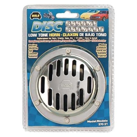 Chrome Disc Horn, Low Tone MPN:270-2T