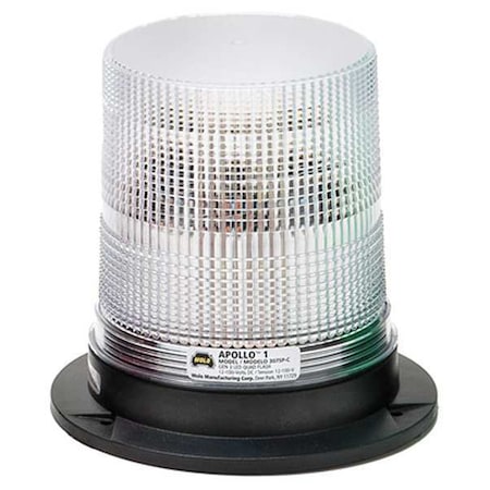 LED Warning Light, Clear, 12/100VDC MPN:3075P-C