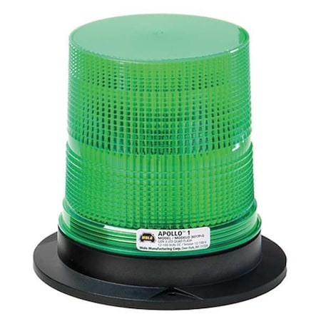 LED Warning Light, Green, 12/100VDC MPN:3077P-G