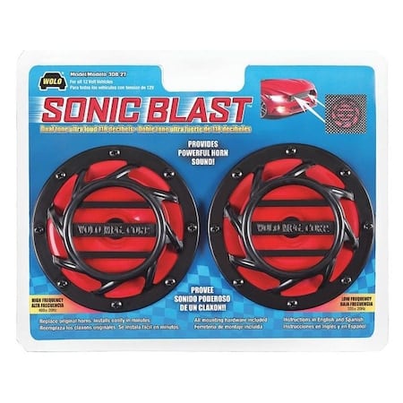 Sonic Blast Disc Horns, High/Low Tones MPN:308-2T