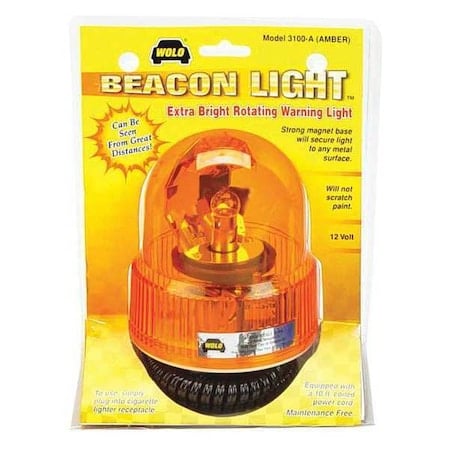 Beacon Rotating Light, Amber Lens MPN:3100-A