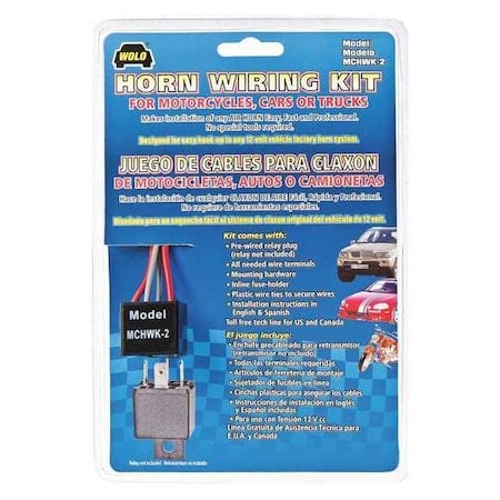 Motorcycle Horn Wiring Kit MPN:MCWK-2