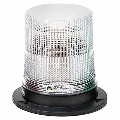 LED Warning Light Clear 12/100VDC MPN:3075P-C