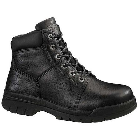 Men's 6-Inch Work Boot, 10 XW, Steel Toe, 6 in H, Black, W04714 MPN:W04714