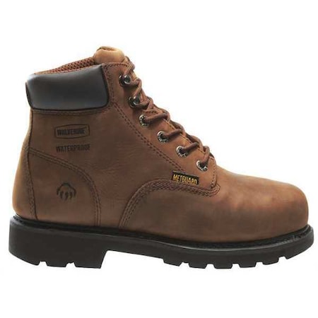 Men's 6-Inch Work Boot, 10 1/2 M, Steel Toe, 6 in H, Brown, W05679 MPN:W05679