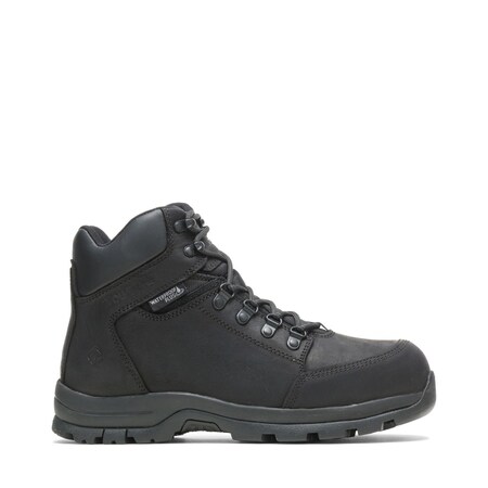 Men's 6-Inch Work Boot, 10 1/2 W, Steel Toe, Black, W211042 MPN:W211042