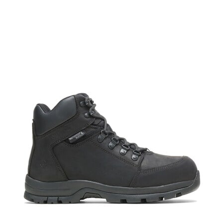 Men's 6-Inch Work Boot, 8 1/2 M, Steel Toe, Black, W211042 MPN:W211042