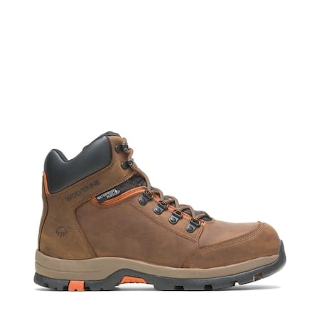 Men's 6-Inch Work Boot, 10 W, Steel Toe, Brown, W211043 MPN:W211043
