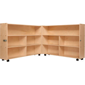 Mobile Folding Versatile Storage Unassembled 93-1/2