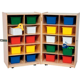 Folding Vertical Storage with Twenty Assorted Trays WD16203
