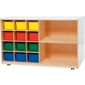 Double Mobile Storage with Twelve Assorted Trays WD16603