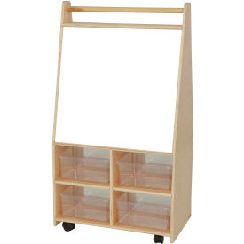 Wood Designs™ Magnetic Art Center with Four Clear Trays WD95411