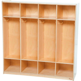 Wood Designs™ 4 Section Locker 48