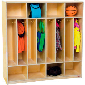 Wood Designs™ 8 Section Space-Saver Locker 48