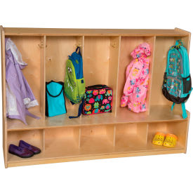 Wood Designs™ Tot 5 Section Locker 54