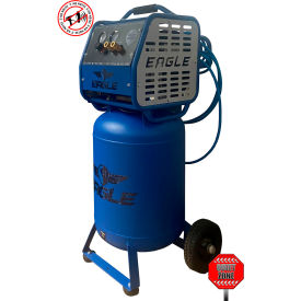 Eagle™ Portable Air Compressor w/ Wheels 2.5 HP 20 Gallon Capacity Vertical 6 CFM EA-6500