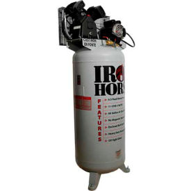 Iron Horse IHD6160V1 3HP Single-Stage Comp 60 Gal Vertical 150 PSI 11.2 CFM 1-Phase 208-230V IHD6160V1