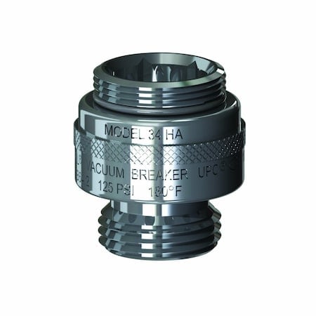 Outlet Chrome Single-Check Vacuum Brkr, MPN:34HA-CH