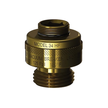 Outlet Brass Vacuum Breaker, 13/16
