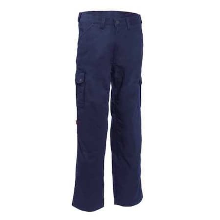 Flame Resistant Pants, 12.4 cal/sq cm, 9 oz Cotton/Nylon MPN:7800FR-NV-4234