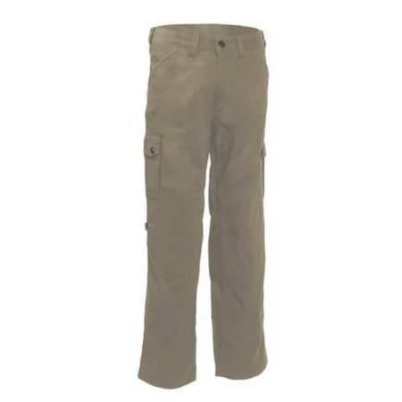 Flame Resistant Pants, 12.4 cal/sq cm, 9 oz Cotton/Nylon MPN:7800FR-TN-3428