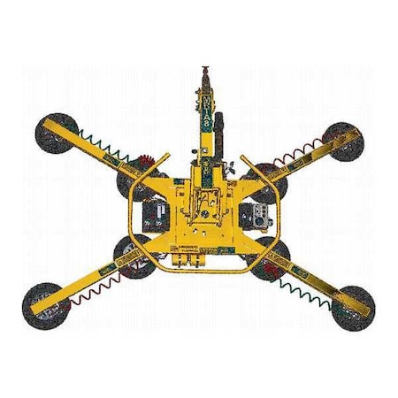 Vacuum Lifter, 11 in Pad dia, 1400 lb Cap. MPN:MRTA811LDC3