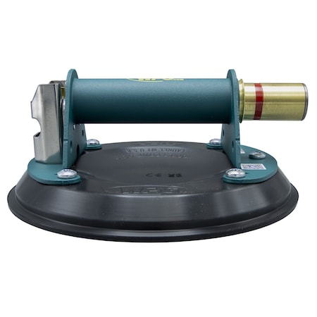 Suction Cup Lifter, Horizontal Handle, 8 in, Load Capacity 125 lb MPN:N4950