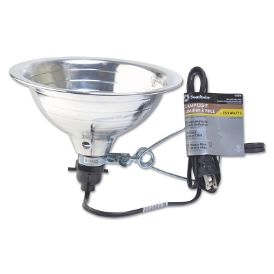 Flood & Handy Clamp Lamps 18/2 6FT Black C MPN:151