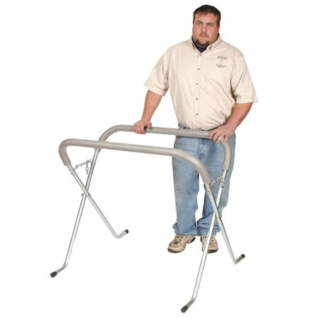 Panel Stand, Cushioned top Rail, Adj Width MPN:WFPS40