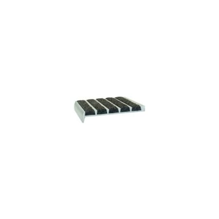 Stair Nosing Extruded Aluminum Black, 36 in W x 1/4