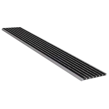 Stair Nosing Extruded Aluminum Black, 36 in W x 1/4