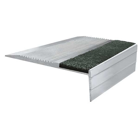 Stair Tread Cover Extruded Aluminum Black, 42 in W x 1/8 in Thick MPN:333BLA3-6