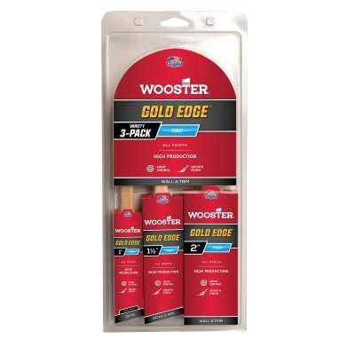 Gold Edge 3-Pk Paintbrushes MPN:0052390000