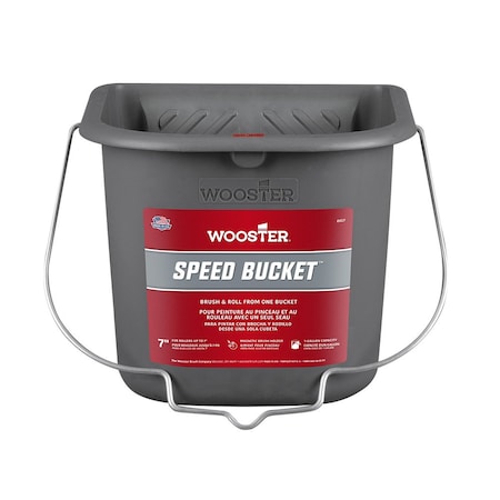 Polypropylene Paint Bucket, 1/2 gal MPN:8617