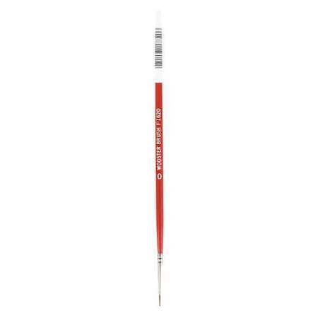 #0 Artist Soft, Red Sable Bristle, Paint Brush, Wood Handle MPN:F1620 #0