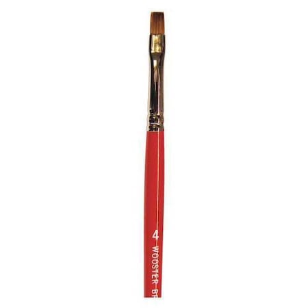 #4 Artist Red Sable Bristle, Paint Brush MPN:F1621 #4
