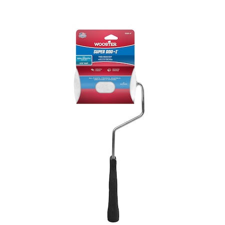 Paint Roller Frame, 4 Wire Cage, Plastic Handle, 4