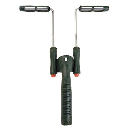 Mini Dual Paint Roller Frame, Cage, Polypropylene Handle, 4-1/2
