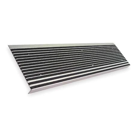Stair Tread, Black, 36in W, Extruded Alum, 500BLA3 MPN:500BLA3