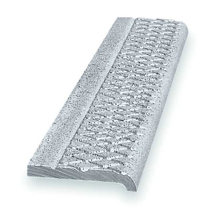 Stair Nosing, Gray, 48in W, Cast Alum, AG101.4-4 MPN:AG101.4-4