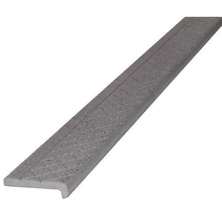 Stair Nosing, Gray, 48in W, Cast Alum, AG101SP.3-4 MPN:AG101SP.3-4