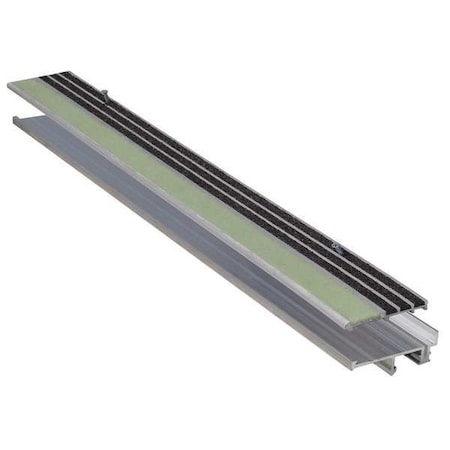 Stair Nosing, Black, 60in W, Extruded Alum, RN3SGNGBLA5 MPN:RN3SGNGBLA5