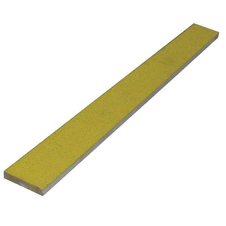 Stair Strip, Yellow, 48in W, Extruded Alum, WP24YEL4 MPN:WP24YEL4
