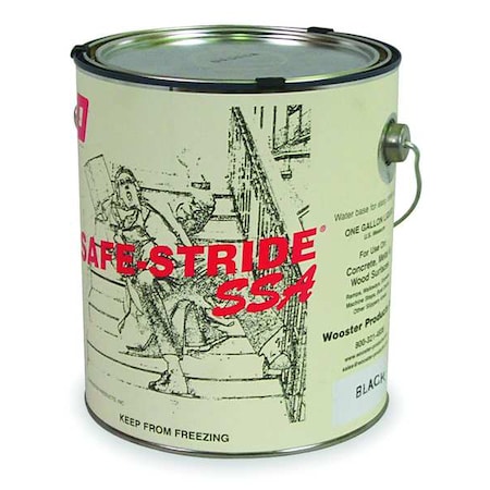 Anti-Skid Paint, Black, 1 gal, Can MPN:SSABLA