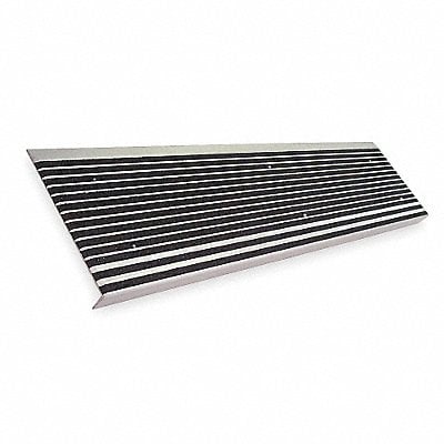 Stair Tread Black 48in W Extruded Alum MPN:500BLA4